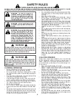 Preview for 2 page of Poulan Pro 406255 Operator'S Manual