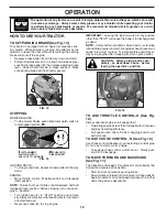 Preview for 12 page of Poulan Pro 406255 Operator'S Manual