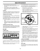 Preview for 19 page of Poulan Pro 406255 Operator'S Manual