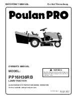 Poulan Pro 407139 Owner'S Manual preview