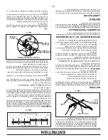 Preview for 44 page of Poulan Pro 412492 Operator'S Manual