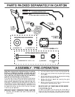 Preview for 4 page of Poulan Pro 415332 Owner'S Manual