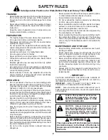 Preview for 2 page of Poulan Pro 418121 Operator'S Manual