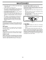 Preview for 18 page of Poulan Pro 418791 Operator'S Manual