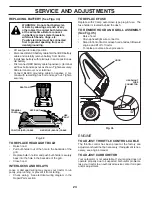 Preview for 24 page of Poulan Pro 419055 Owner'S Manual