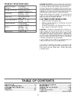 Preview for 4 page of Poulan Pro 419756 Operator'S Manual