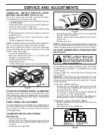 Preview for 22 page of Poulan Pro 419756 Operator'S Manual