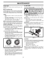 Preview for 17 page of Poulan Pro 420408 Operator'S Manual