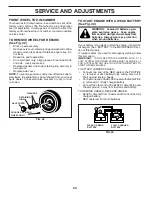 Preview for 24 page of Poulan Pro 420408 Operator'S Manual