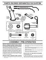 Preview for 4 page of Poulan Pro 421469 Owner'S Manual