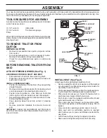 Preview for 6 page of Poulan Pro 425001 Operator'S Manual