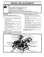 Preview for 19 page of Poulan Pro 425001 Operator'S Manual