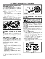 Preview for 22 page of Poulan Pro 425179 Operator'S Manual