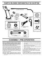 Preview for 4 page of Poulan Pro 430005 Owner'S Manual