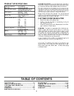 Preview for 4 page of Poulan Pro 430097 Operator'S Manual