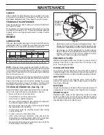 Preview for 14 page of Poulan Pro 430097 Operator'S Manual