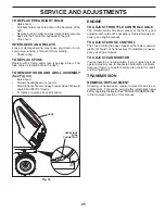 Preview for 25 page of Poulan Pro 433432 Operator'S Manual