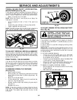 Preview for 21 page of Poulan Pro 438511 Operator'S Manual