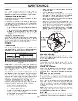 Preview for 16 page of Poulan Pro 438706 Operator'S Manual