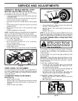 Preview for 22 page of Poulan Pro 438706 Operator'S Manual