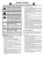 Preview for 2 page of Poulan Pro 85-50 Operator'S Manual