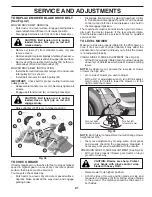 Preview for 21 page of Poulan Pro 85-50 Operator'S Manual