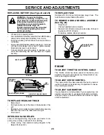 Preview for 23 page of Poulan Pro 96012004500 Operator'S Manual