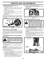 Preview for 22 page of Poulan Pro PB20A46 Operator'S Manual