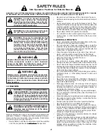 Preview for 2 page of Poulan Pro PBLGT2654 Operator'S Manual