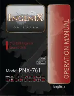 Power Acoustik Ingenix PNX-761 Operation Manual preview