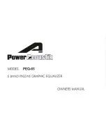 Preview for 1 page of Power Acoustik PEQ-65 Owner'S Manual