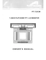 Preview for 1 page of Power Acoustik PT-722CM Owner'S Manual