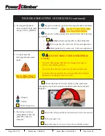 Preview for 29 page of Power Climber ASTRO E1500 Operating Instructions Manual