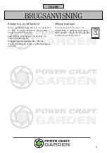 Preview for 5 page of Power Craft Garden 78153 Instruction Manual