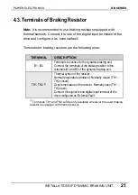 Preview for 22 page of Power Electronics SDRIVE DB Series Getting Started Manual