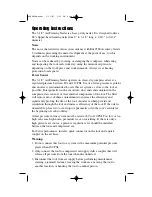 Preview for 4 page of Power first 8006020 Owner'S Manual