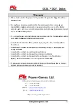 Preview for 58 page of Power-Genex SS3L Series Instructions And Operating Manual