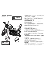 Preview for 3 page of Power Riders INDIAN CHIEF User Manual