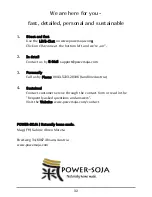 Preview for 32 page of Power-Soja Vegimat Professional Manual And Guarantee