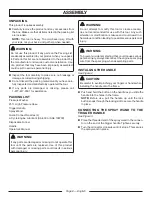 Preview for 12 page of Power Stroke PS80950 Series Operator'S Manual