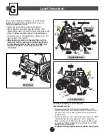 Preview for 17 page of Power Wheels JEEP WRANGLER 78490 Owner'S Manual