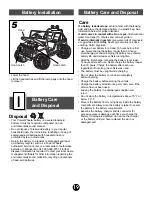 Preview for 19 page of Power Wheels JEEP WRANGLER 78490 Owner'S Manual