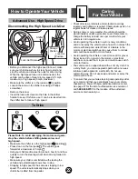 Preview for 22 page of Power Wheels JEEP WRANGLER 78490 Owner'S Manual