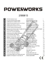 Power works 2500813 Original Instructions Manual preview