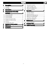 Preview for 2 page of Power works CFG303 Operator'S Manual