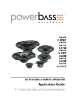 PowerBass S-275CF Application Manual preview