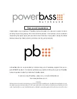 Preview for 2 page of PowerBass S-275CF Application Manual