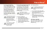 Preview for 27 page of PowerBoss Phoenix 26 User Manual