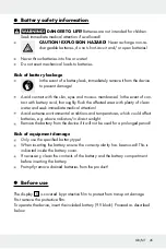 Preview for 44 page of Powerfix Profi 279816 Operation And Safety Notes