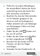 Preview for 72 page of Powerfix Profi Z29621 Operation And Safety Notes